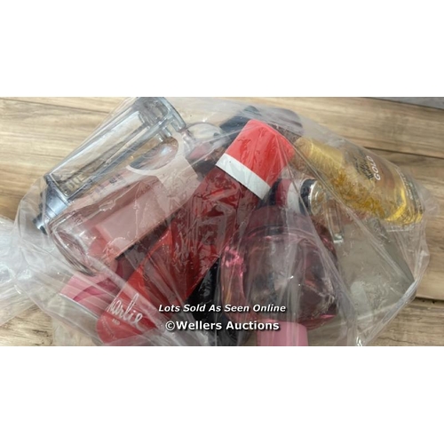 8388 - BAG OF PART USED PERFUMES INC. HUGO BOSS, GIORGIO ARMANI AND MORE