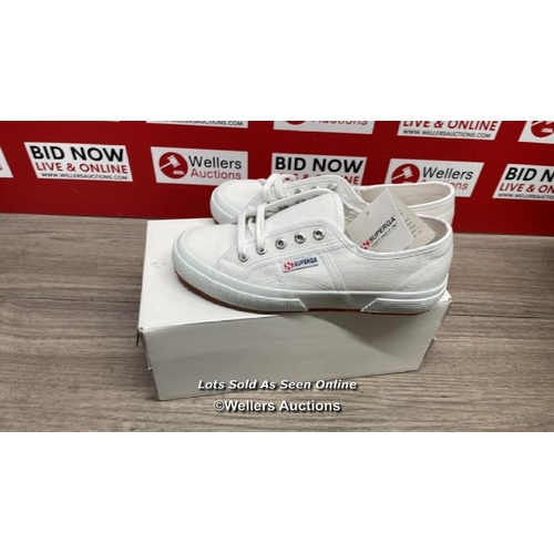 91 - LADIES NEW & BOXED SUPEGRA TRAINERS / UK 4.5 / E49