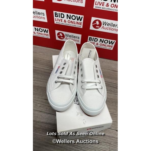 91 - LADIES NEW & BOXED SUPEGRA TRAINERS / UK 4.5 / E49