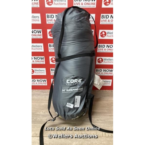 108 - CORE HYBRID SLEEPING BAG  / UNTESTED / SIGNS OF USE / B19