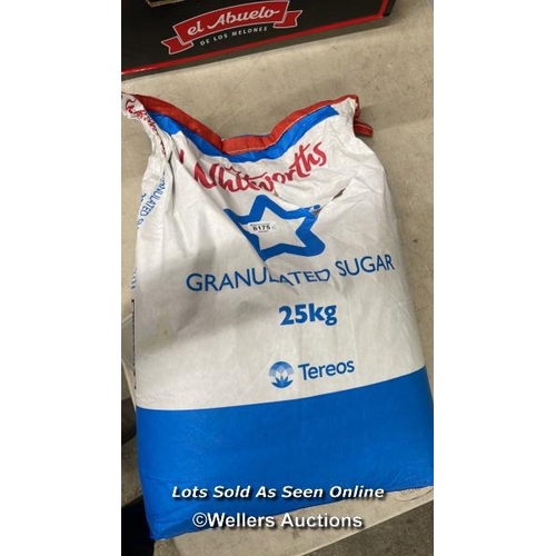 124 - WHITWORTHS GRANULATED SUGAR / 25KG  / C37