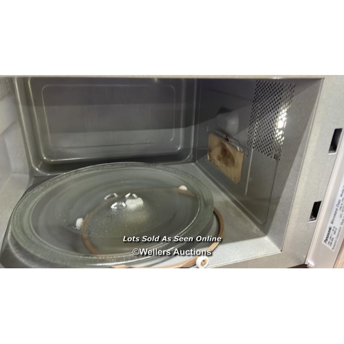 190 - PANASONIC GRILL MICROWAVE (NN-GD37HSBPQ) / POWERS UP / SIGNS OF USE / C38