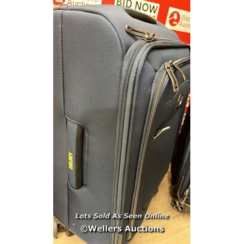 199 - DELSEY LUGGAGE SET / 2 PC. SET / SMALLER CASE - MINIMAL SIGNS OF USE, LARGE CASE - SIGNS OF USE / AL... 