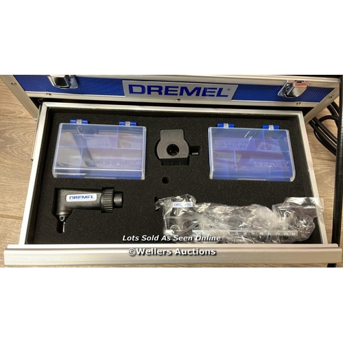 264 - DREMEL 4000 PLATINUM MULTI-TOOL KIT WITH 128 PIECES, MODEL 4000-6/128 / NEW IN OPEN BOX / INCOMPLETE... 