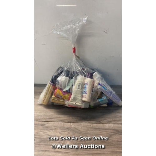 287 - BAG OF PART USED COSMETICS