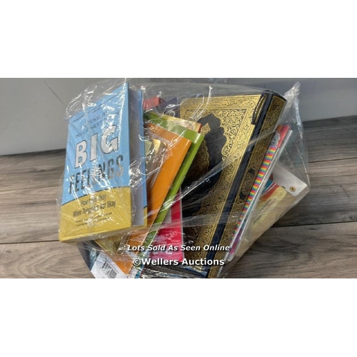 292 - BAG OF BOOKS / E