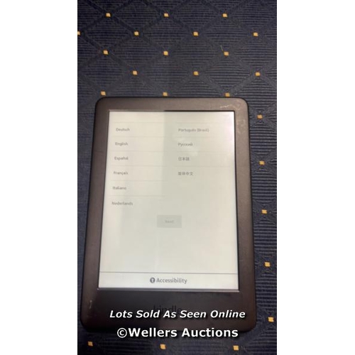 322 - AMAZON KINDLE - 10TH GEN (2019) / J9G29R / RESTORED TO FACTORY DEFAULTS [0]