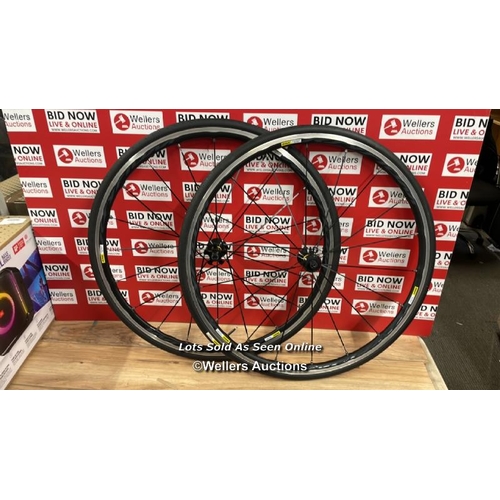 9539 - MAVIC KSYRIUM ELITE WHEEL SET (SHIMANO 11 SPEED HUB) / T11