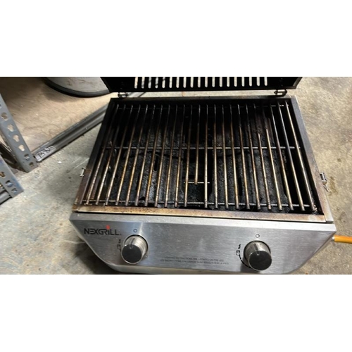 161 - NEXGRILL 2 BURNER STAINLESS GAS BBQ - SEE IMAGES / SIGNS OF USE / B7