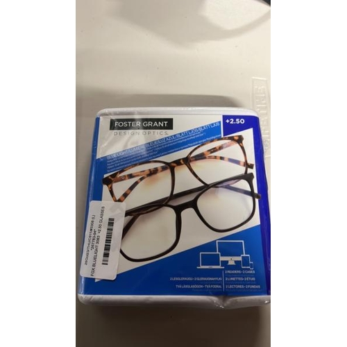 215 - FGX BLUELIGHT 3083 +2.50 LADIES GLASSES / NEW AND SEALED  / C41