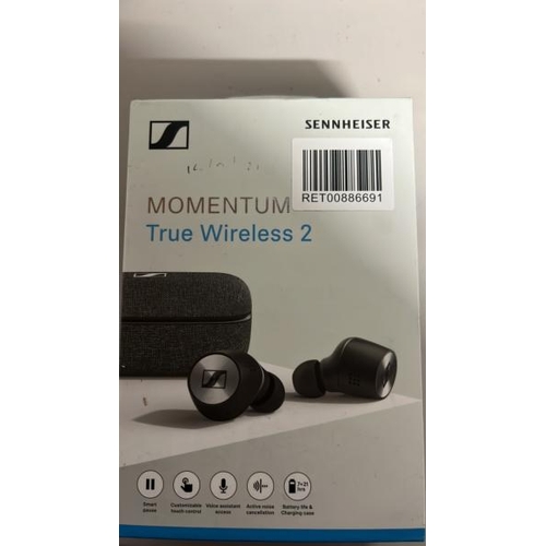 218 - SENNHEISER MOMENTUM TRUE WIRELESS 2 NOISE CANCELLING BLUETOOTH IN-EAR HEADPHONES / MINIMAL SIGNS OF ... 