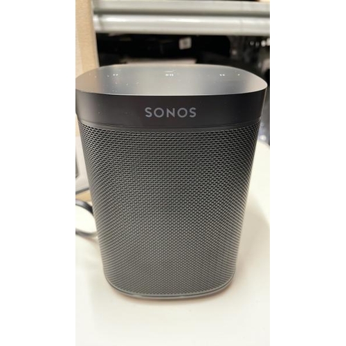 246 - SONOS ONE SL SPEAKER - BLACK / POWERS UP, MINIMAL, IF ANY, SIGNS OF USE, UNABLE TO CONNECT TO BT / C... 