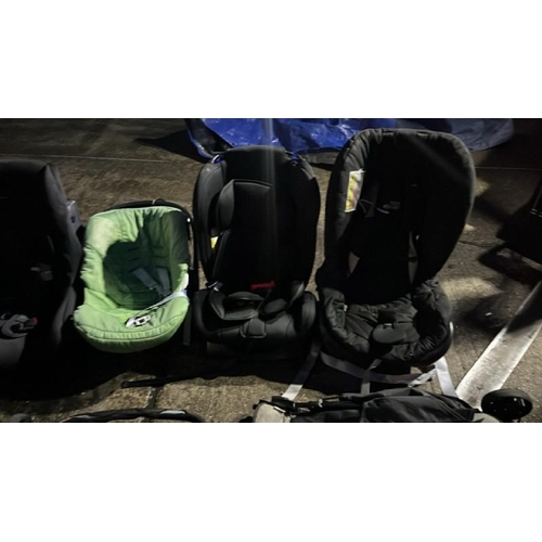 261 - 6X CHILDS CAR SEATS, 6X CHILDS PUSHCHAIRS / Y