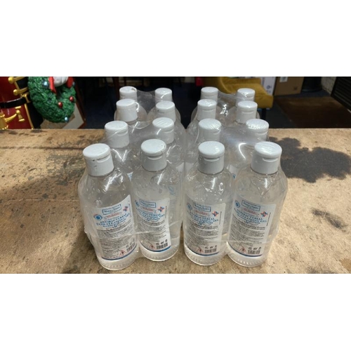 278 - 4X 4 PACK WINTER IN VENICE ANTIBACTERIAL HAND CLEANSING GEL / 500ML BOTTLES