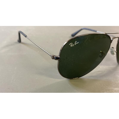 9603 - RAY-BAN RB3025 AVIATOR LARGE METAL SUNGLASSES