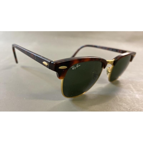 9608 - RAY-BAN RB3016 CLUBMASTER SUNGLASSES