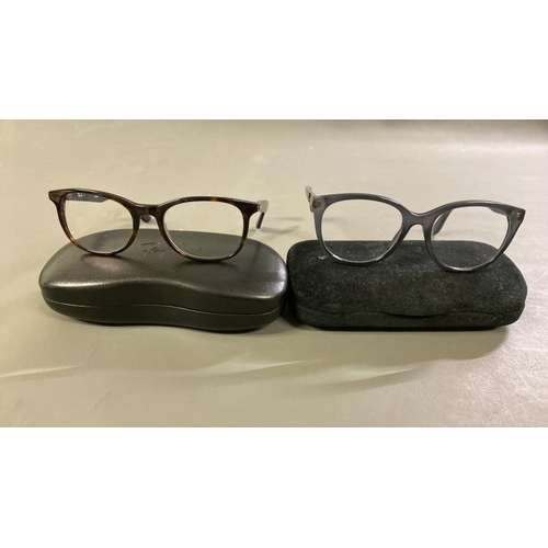 9618 - X2 GLASSES FRAMES INCL. GUCCI AND RAY-BAN