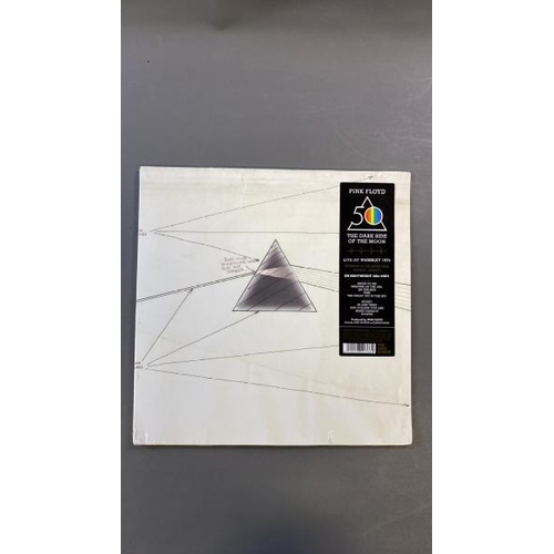 9650 - X1 PINK FLOYD THE DARK SIDE OF THE MOON LIVE AT WEMBLEY 1974 VINYL RECORD