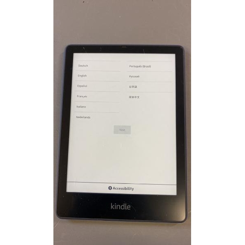 9689 - AMAZON KINDLE PAPERWHITE - 11TH GEN (2021) /  M2L4EK / RESTORED TO FACTORY DEFAULTS