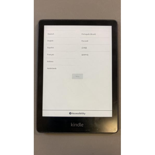 9696 - AMAZON KINDLE PAPERWHITE - 11TH GEN /  M2L3EK / RESTORED TO FACTORY DEFAULTS