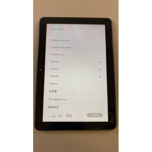 9701 - AMAZON FIRE HD 8 /  K72LL4 / RESTORED TO FACTORY DEFAULTS