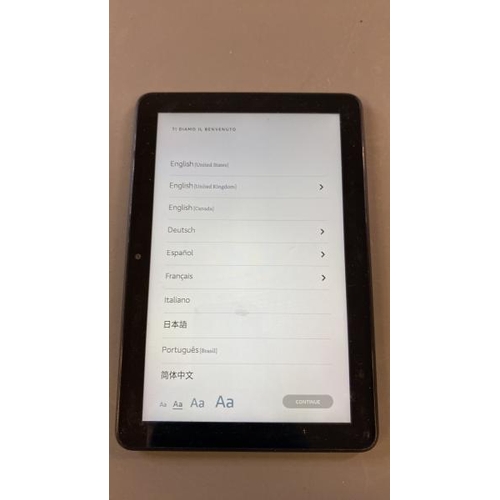 9704 - AMAZON FIRE HD 8 /  K72LL4 / RESTORED TO FACTORY DEFAULTS