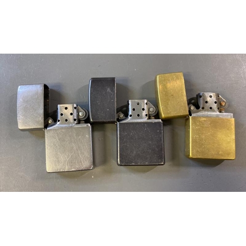 9854 - X3 ZIPPO LIGHTERS