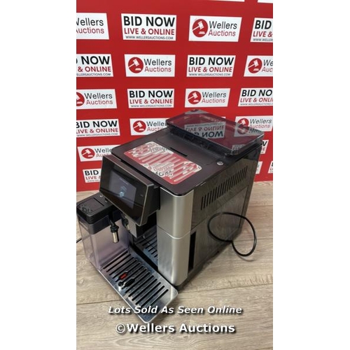 9031 - DELONGHI PRIMADONA SOUL ECAM 610.55.SB BEAN TO CUP COFFEE MACHINE, POWERS UP, MINIMAL SIGNS OF USE