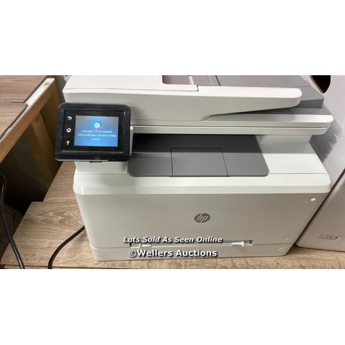 9033 - HP M283FDW COLOUR LASERJET PRO PRINTER, POWERS UP, MINIMAL SIGNS OF USE