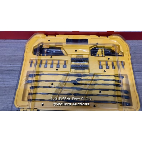 9043 - DEWALT 148 PC. MECHANICS SET / APPEARS NEW IN OPEN BOX BUT MISSING 3 SOCKETS