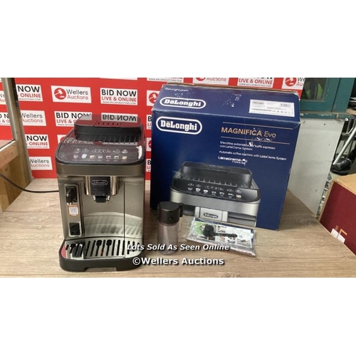 9081 - DE'LONGHI MAGNIFICA EVO BEAN TO CUP COFFEE MACHINE - ECAM290.83.TB / POWERS UP, MINIMAL SIGNS OF USE