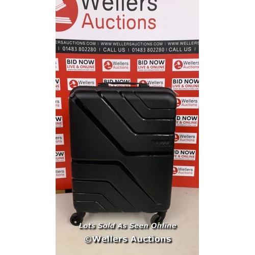 9098 - AMERICAN TOURISTER JET DRIVER 55CM CARRY ON HARDSIDE SPINNER CASE / ALL IN GOOD CONDITION / MINIMAL ... 