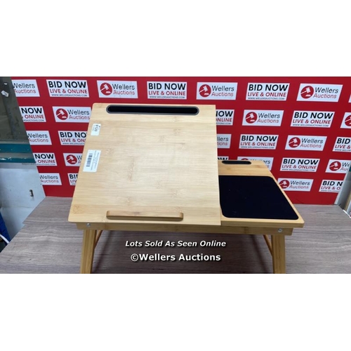 9120 - WOODEN LAP TRAY WITH DRAWER / MINIMAL SIGNS OF USE