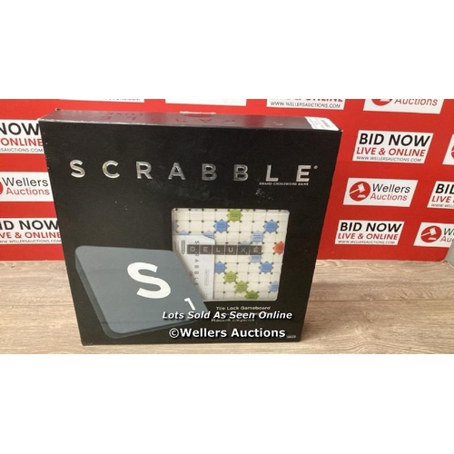 9126 - SCRABBLE DELUXE EDITION / NEW IN OPEN BOX