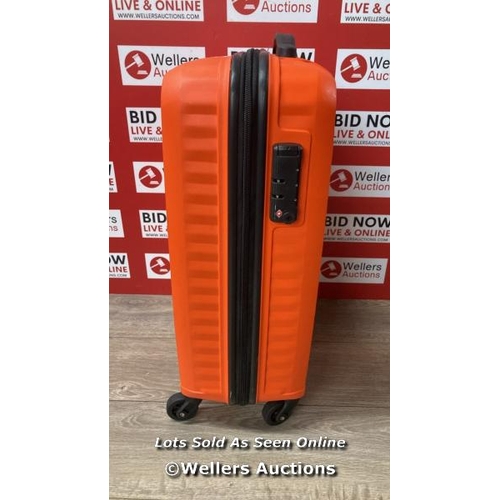 9148 - AMERICAN TOURISTER JET DRIVER 55CM CARRY ON HARDSIDE SPINNER CASE / MINIMAL SIGNS OF USE / ZIP OK / ... 