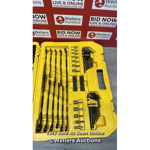 9153 - DEWALT 148 PC. MECHANICS SET / NEW BUT MISSING PARTS