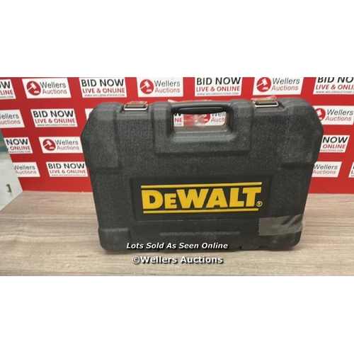 9153 - DEWALT 148 PC. MECHANICS SET / NEW BUT MISSING PARTS