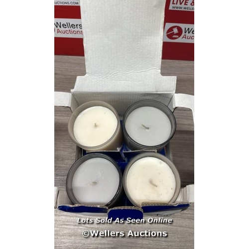 9173 - FRAGRANCE CANDLE 4PK / NEW IN DAMAGED PACKAGING