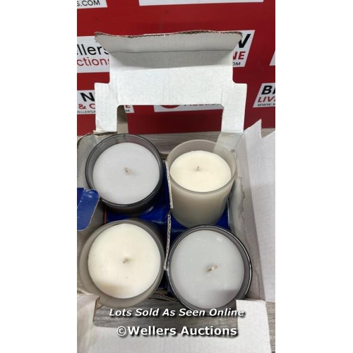 9174 - FRAGRANCE CANDLE 4PK / NEW IN DAMAGED PACKAGING