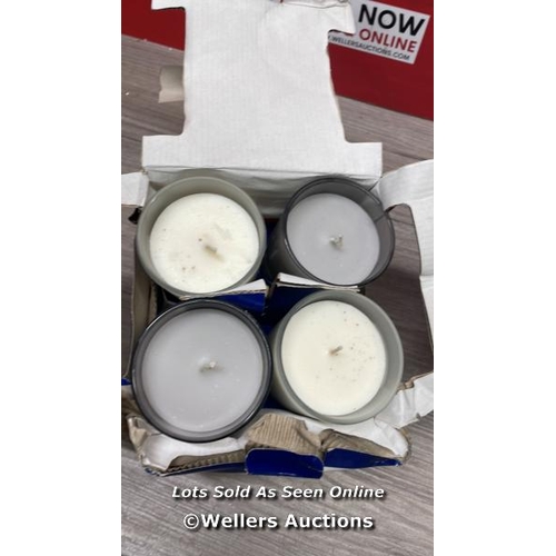 9178 - FRAGRANCE CANDLE 4PK / NEW IN DAMAGED PACKAGING