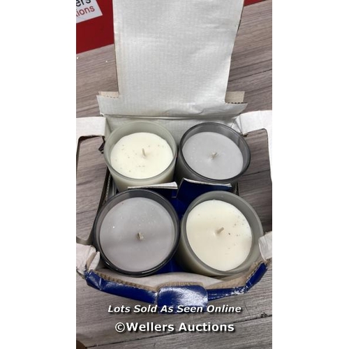 9179 - FRAGRANCE CANDLE 4PK / NEW IN DAMAGED PACKAGING