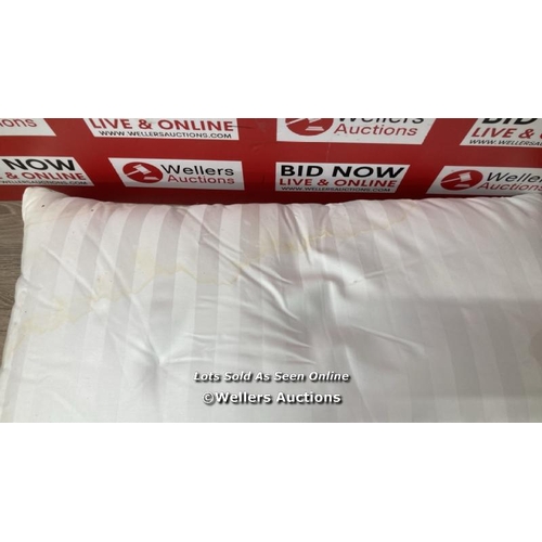 9207 - HOTEL GRAND DOWN ROLL PILLOW / MINIMAL SIGNS OPF USE / D20