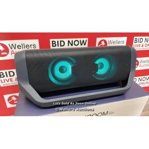 9463 - LG PN7 PORTABLE WIRELESS SPEAKER / POWERS UP / CONNECTS TO BLUETOOTH AND PLAYS MUSIC / MINIMAL SIGNS... 