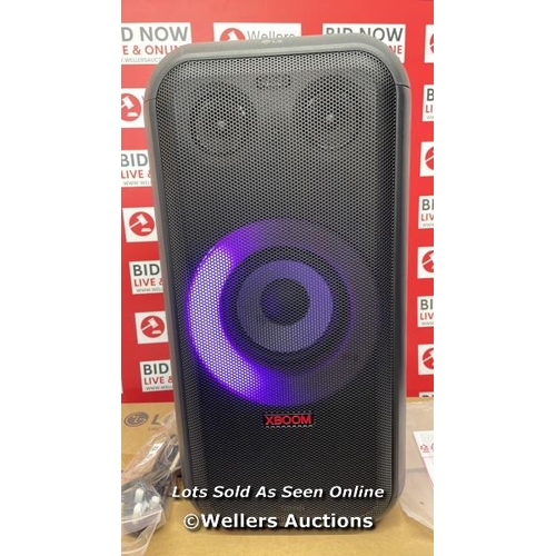 9465 - LG XL5S  XBOOM WIRELESS SPEAKER / APPEARS NEW, OPEN BOX / POWERS UP / CONNECTS TO BLUETOOTH AND PLAY... 