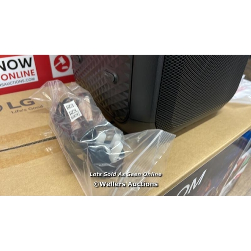 9465 - LG XL5S  XBOOM WIRELESS SPEAKER / APPEARS NEW, OPEN BOX / POWERS UP / CONNECTS TO BLUETOOTH AND PLAY... 