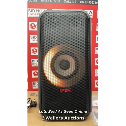 9466 - LG XL5S  XBOOM WIRELESS SPEAKER / APPEARS NEW, OPEN BOX / POWERS UP / CONNECTS TO BLUETOOTH AND PLAY... 