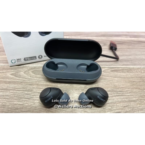 9492 - SONY WF-C700N NOISE CANCELLING IN-EAR HEADPHONES / POWERS UP / APPEARS NOT TO CONNECT TO BLUETOOTH /... 