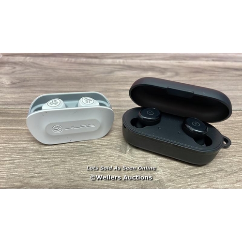 9498 - JLAB GO AIR EARBUDS AND TOZO EARBUDS - BLUETOOTH CONNECTION NOT TESTED / T58