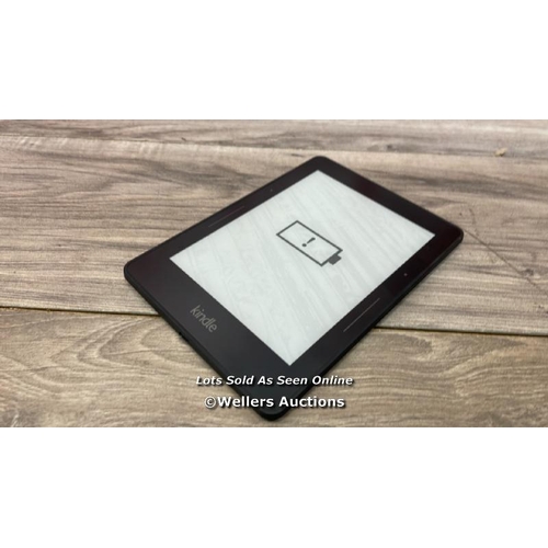 9546 - AMAZON KINDLE VOYAGE - 7TH GENERATION / NM460GZ / POWERS UP & APEARS FUNCTIONAL / RESTORED TO FACTOR... 