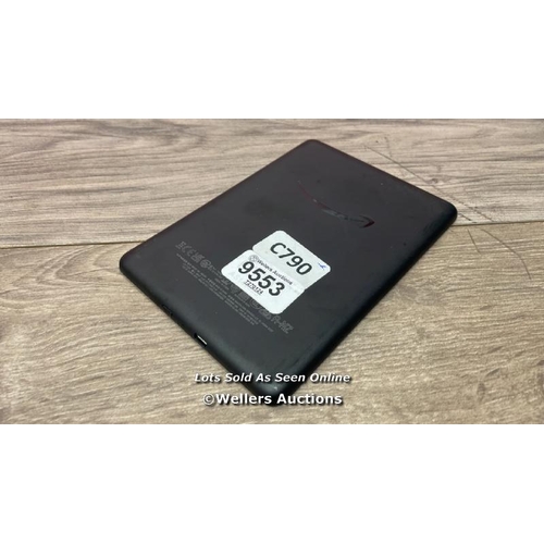 9553 - AMAZON KINDLE - 10TH GEN (2019) / J9G29R / RESTORED TO FACTORY DEFAULTS / POWERS UP & APPEARS FUNCTI... 